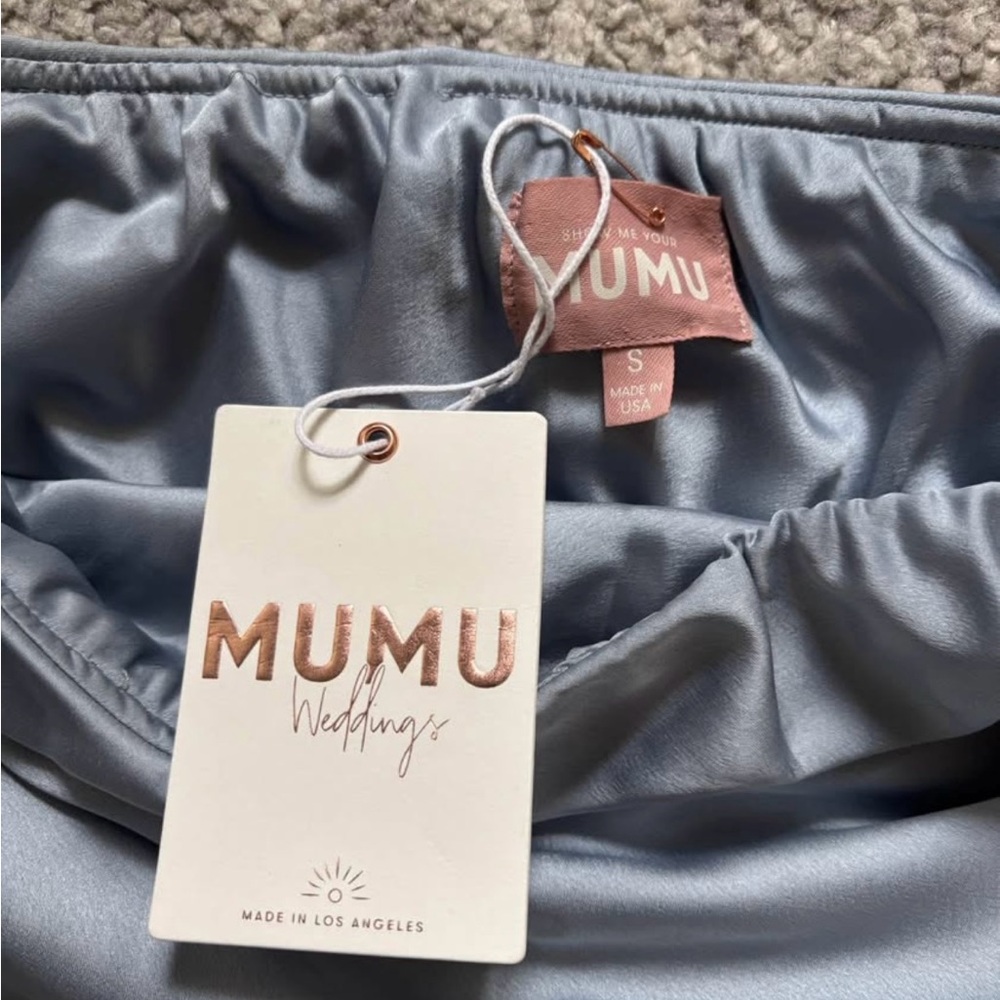 Show Me Your MuMu Light Blue Maxi Dress